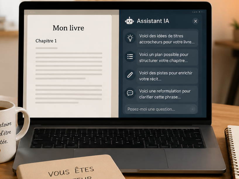 Écrire son livre avec l'aide de l'IA